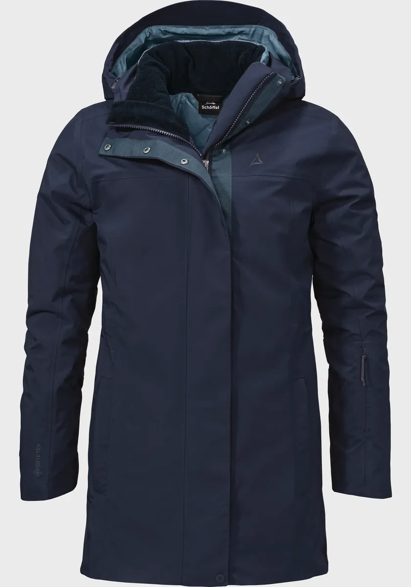 

Двойная куртка с капюшоном Schöffel "3in1 Parka Barth L", синий