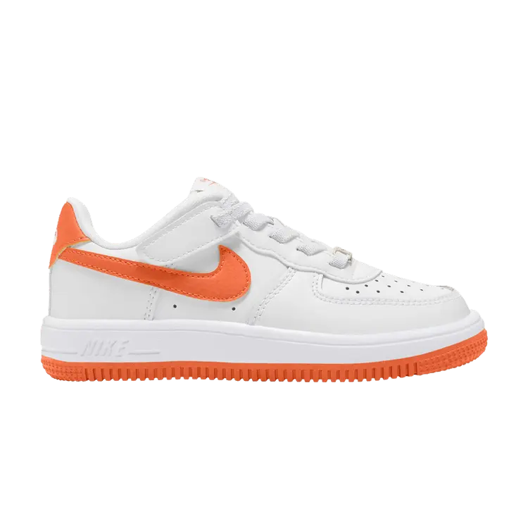 

Кроссовки Nike Force 1 Low EasyOn PS White Safety Orange, белый
