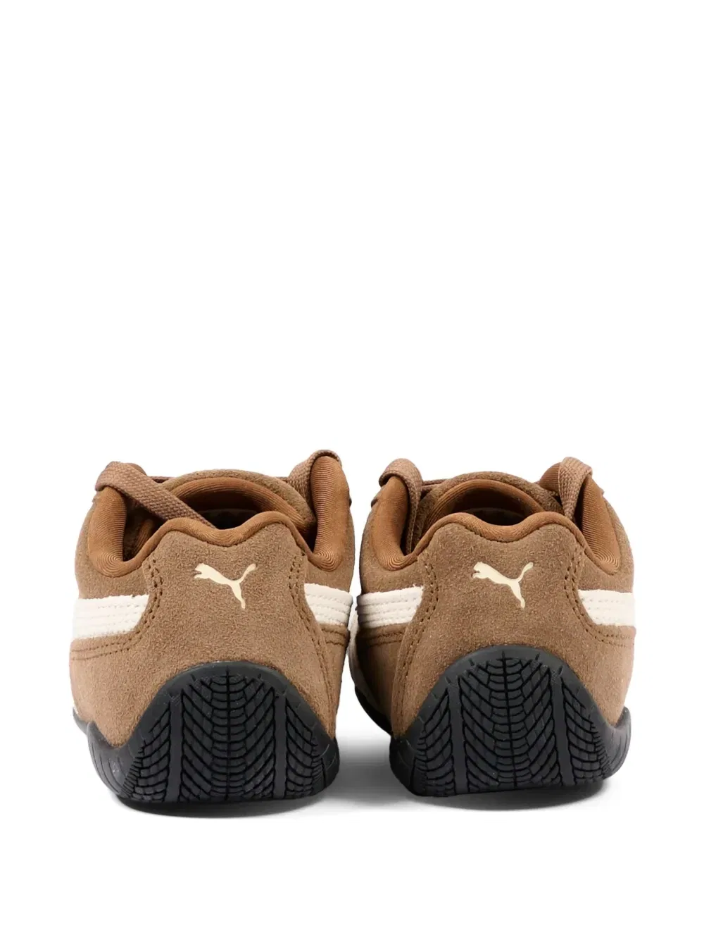 Кожаные кеды Puma Kids, коричневый — фото 3