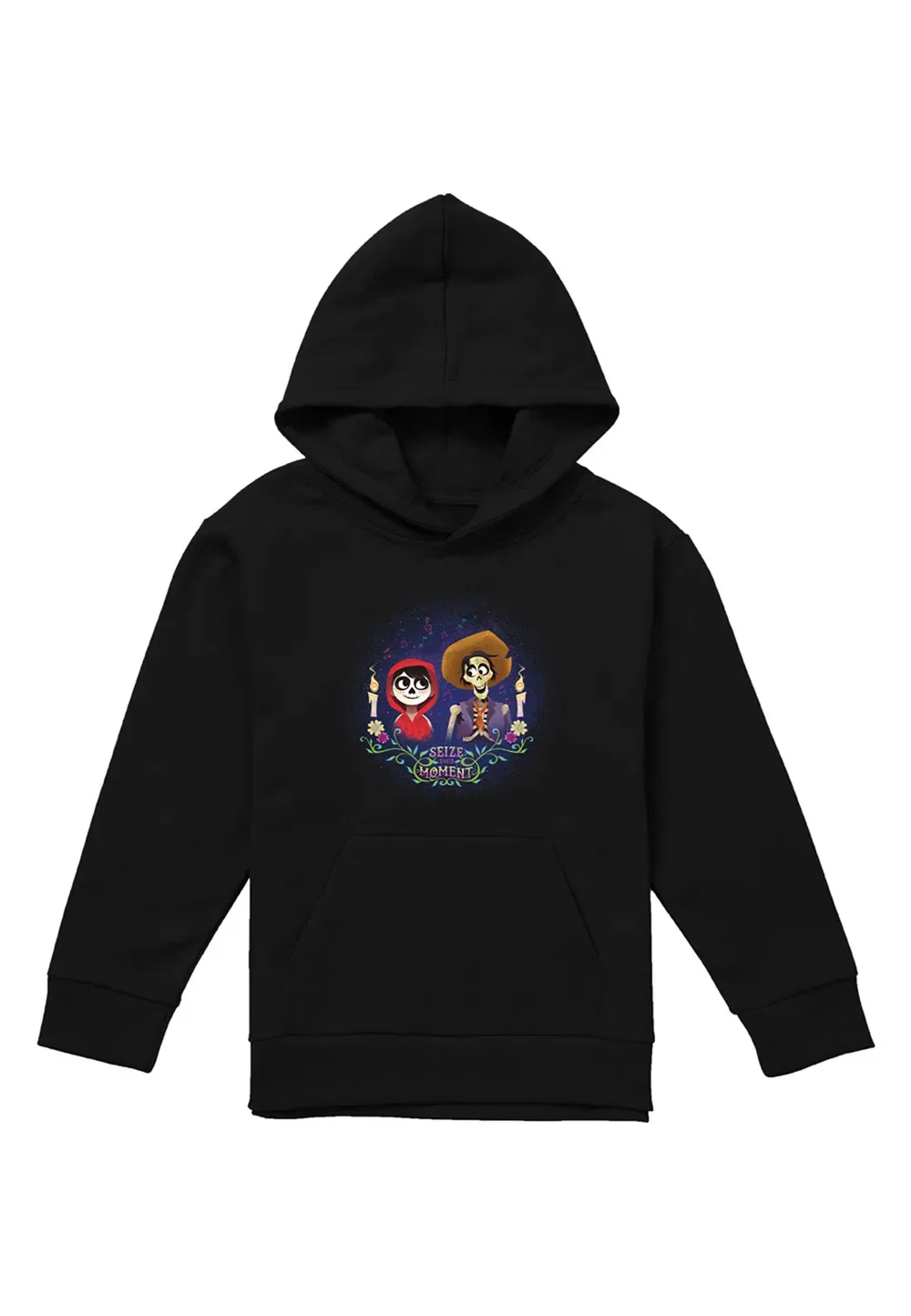 Детский худи Coco с Мигелем и Эктором, Disney, черный — фото 4
