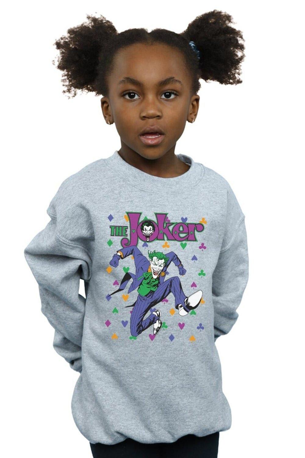 

Толстовка для прыжков с изображением Бэтмена и Джокера DC Comics, серый