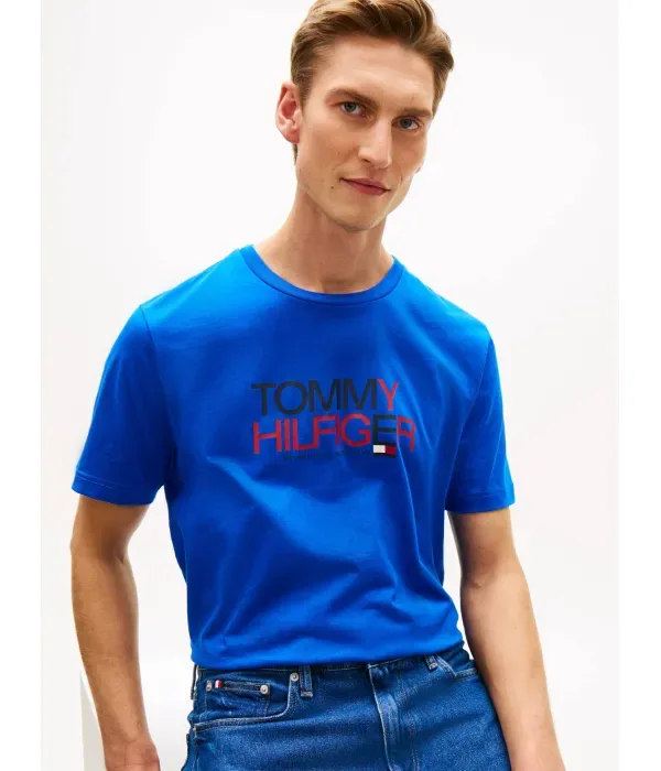 Футболка regular fit Tommy Hilfiger, васильковый — фото 4