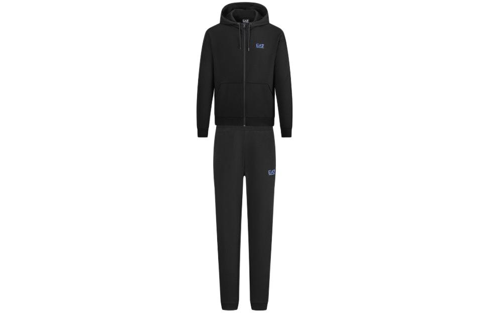 

EA7 FW23 Повседневная спортивная одежда Мужская черная EMPORIO ARMANI