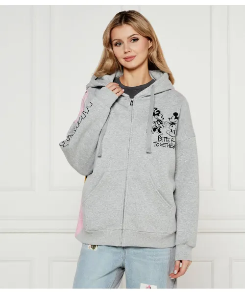 

Толстовка Desigual x Disney с Микки Маусом Regular fit Desigual, серый