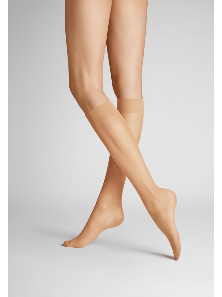 

Hudson Изящные чулки до колена, мягкие, матовые, плотность ткани 20, пояс не давит на кожу