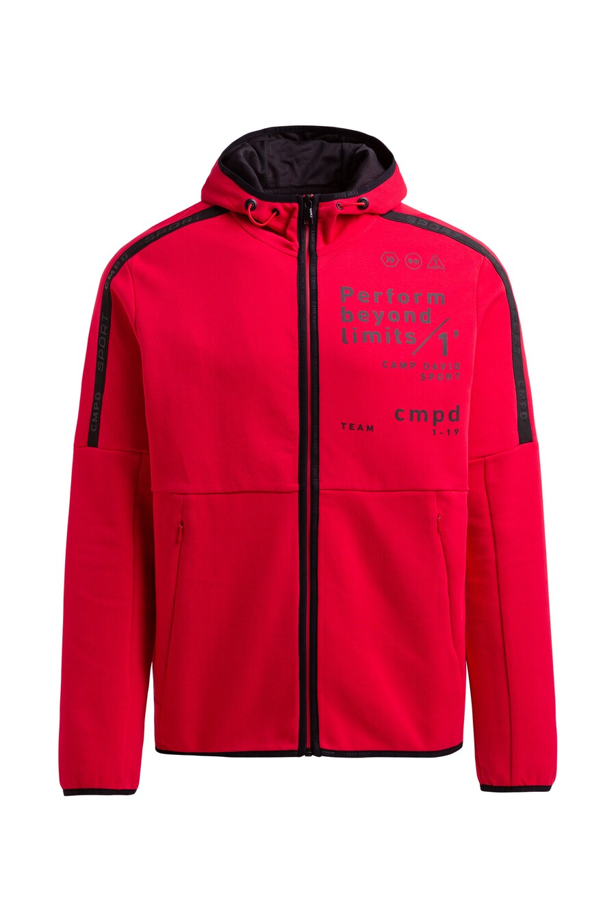 

Худи с капюшоном на молнии CAMP DAVID, Red