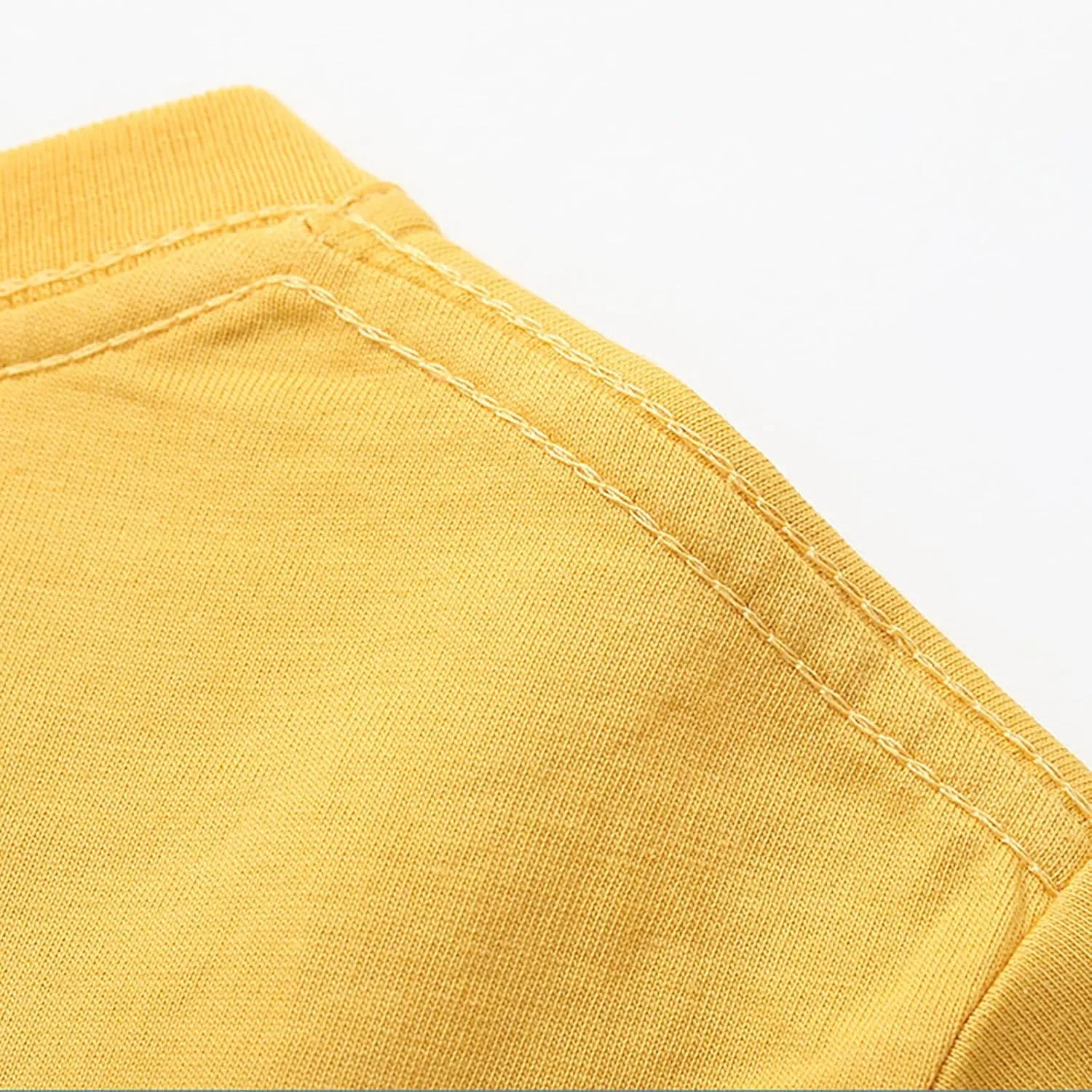 Детская футболка с длинным рукавом, Slim, Cotton Soft, Yellow — фото 4