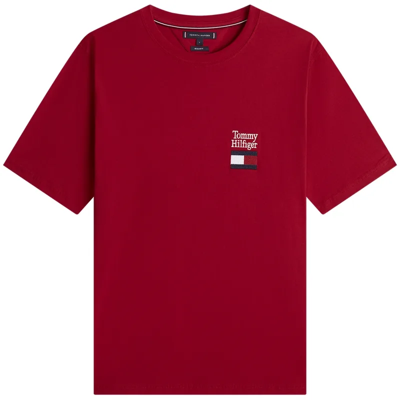 Футболка мужская Crew Neck Moderate Tommy Hilfiger, красный xld