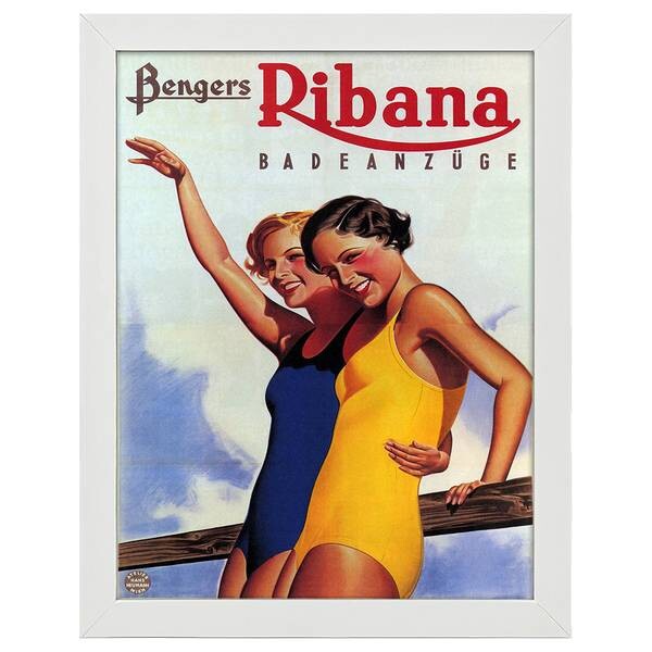 

Рамка для фотографий LegendArte Poster Bademode Ribana, белый