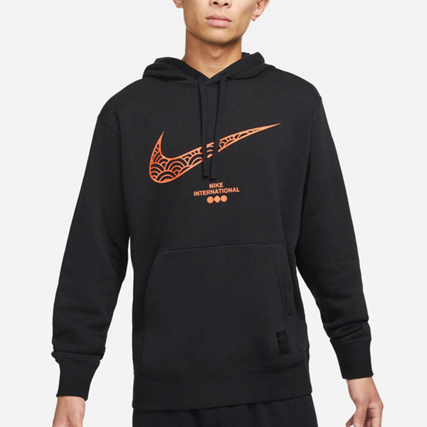 Толстовка cny chinese new year's edition logo printing knit fleece black Nike, черный — фото 4