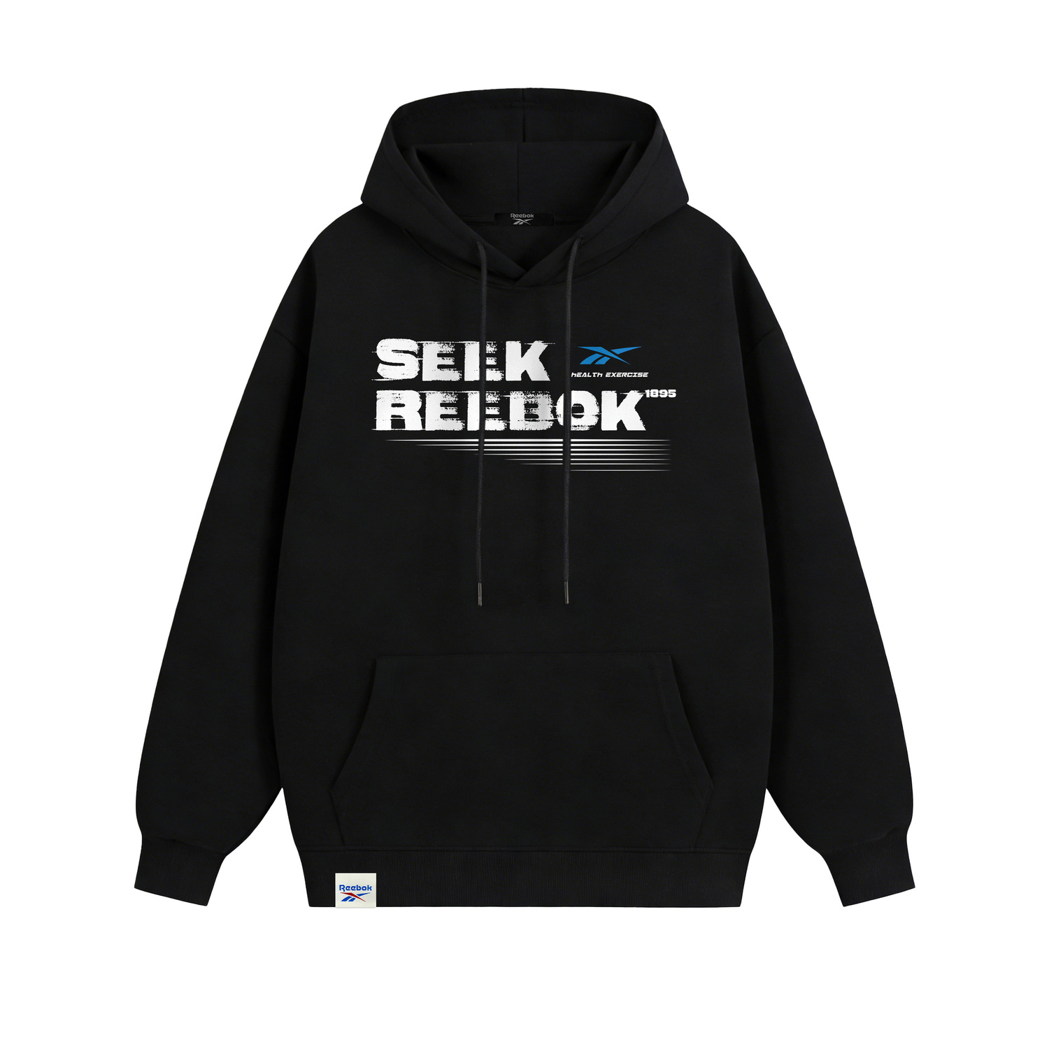 

Толстовка Unisex Hooded Moderate Heavyweight Reebok, черный (fleece-lined)
