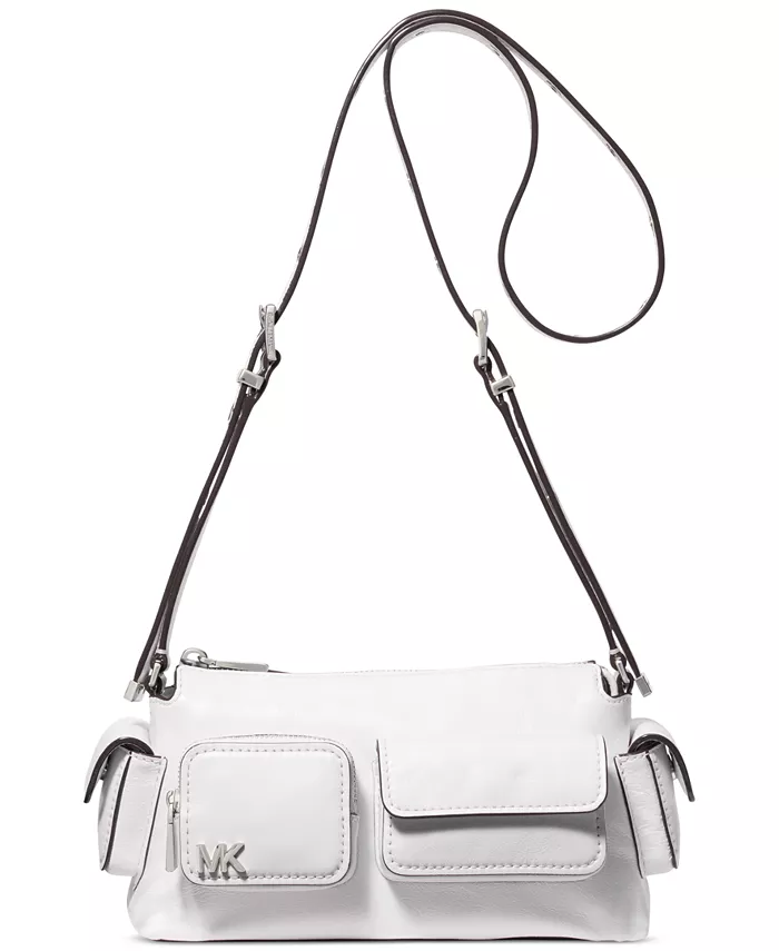 

Сумка-трансформер Dakota Small Leather Crossbody Michael Kors, белый