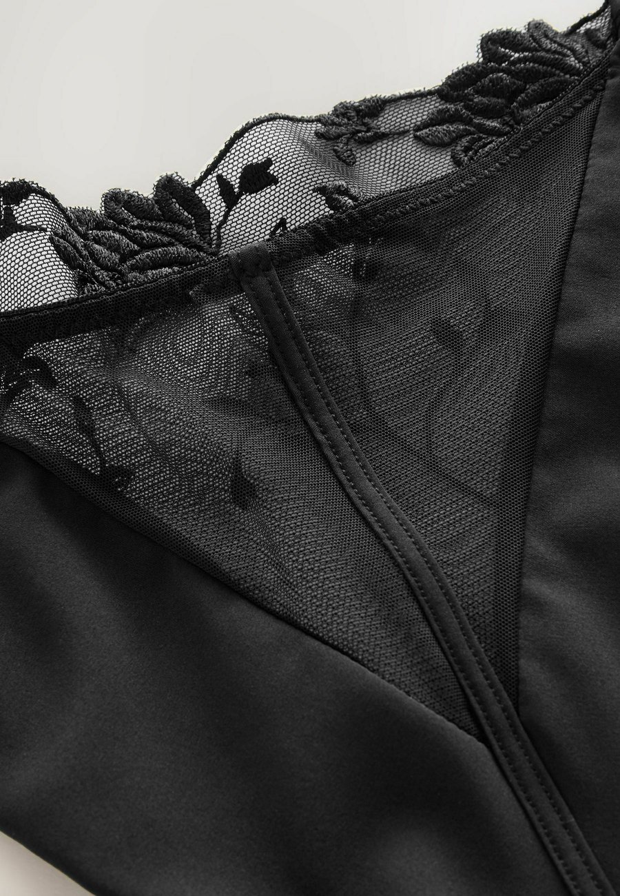 Трусы Next PREMIUM SWISS FLORAL EMBROIDERY, Black — фото 3