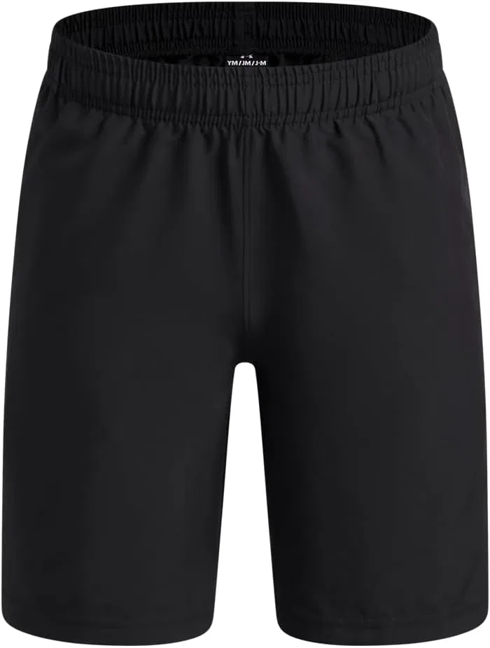 Детские шорты Under Armour Tech Woven Workmark, (008) Black//Venom Red