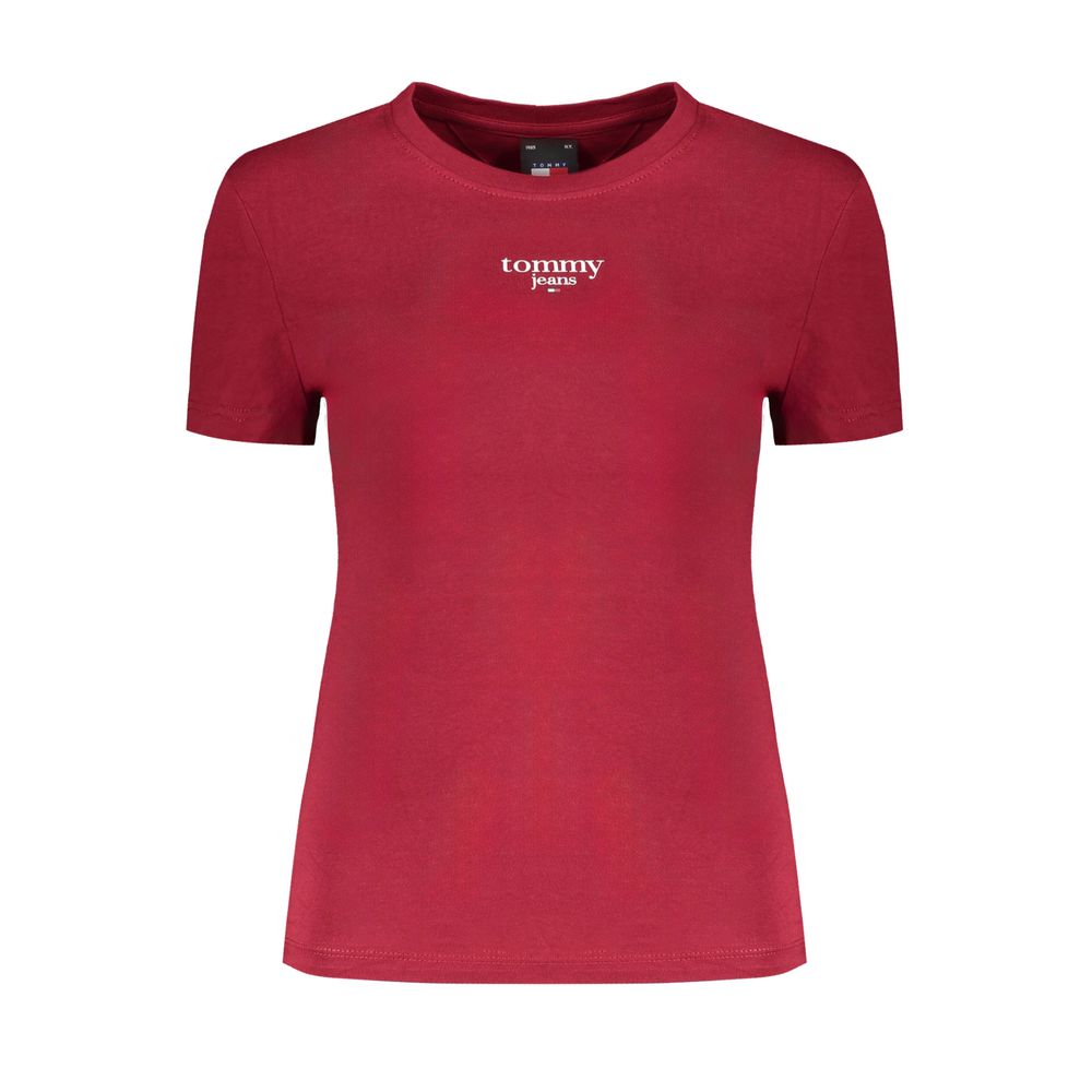 

Красные хлопковые топ и футболка Tommy Hilfiger