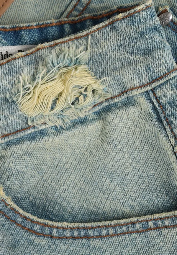 Джинсы свободного кроя с эффектом потертости Indian Blue Jeans, Used Light Denim — фото 3