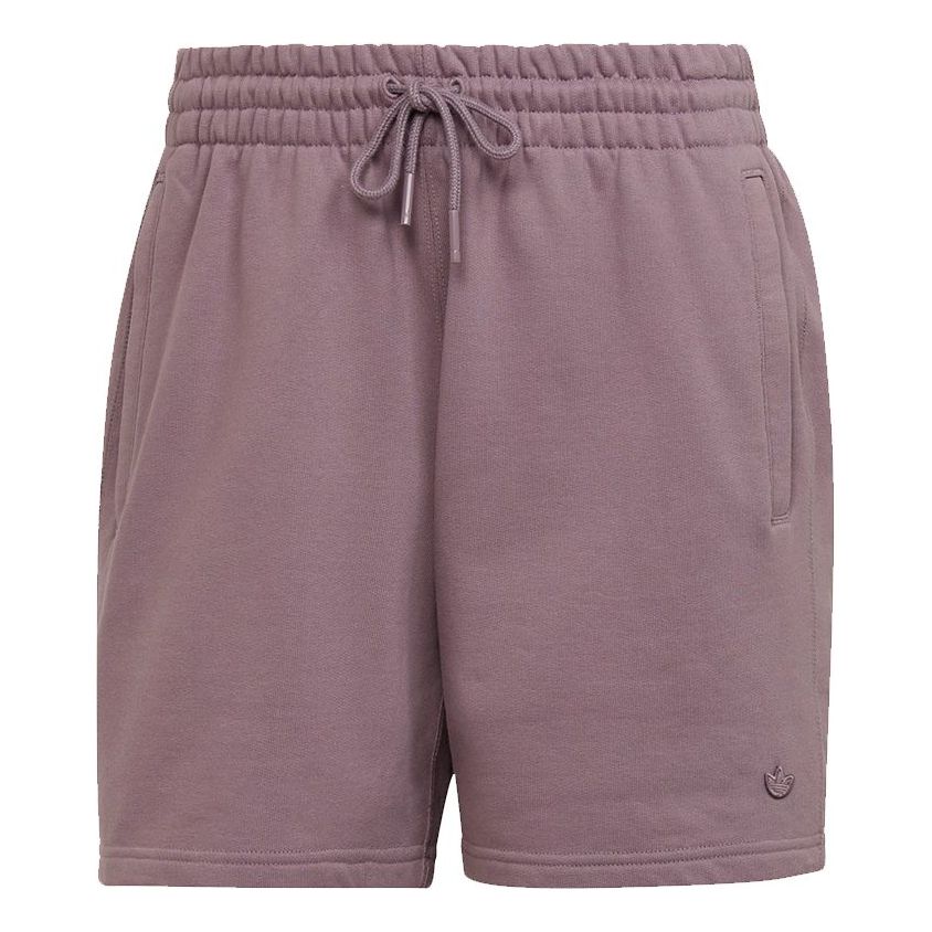 

Шорты Men's adidas originals C Short Ft Solid Color Lacing Sports Shorts Light Purple HF6368