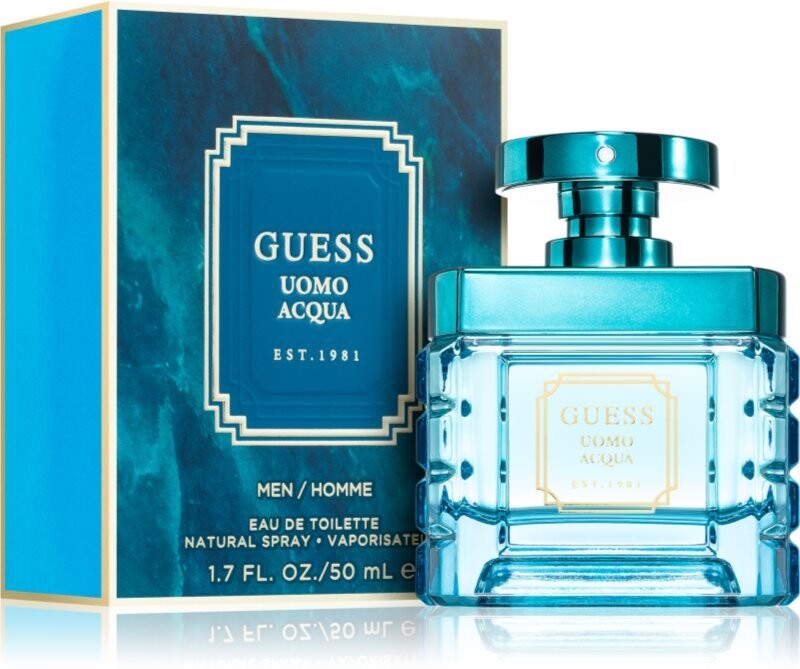 

Guess, Uomo Acqua, туалетная вода, 50 мл