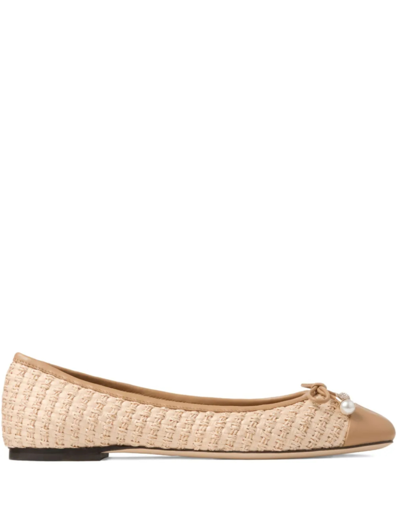 Балетки Jimmy Choo Elme, нейтральный