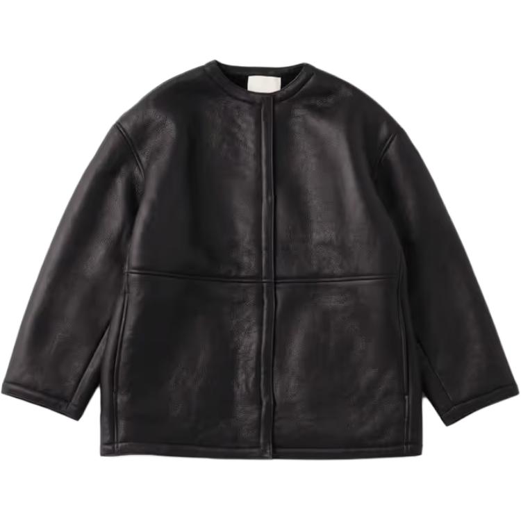 

Calvin Klein Кожаная куртка женская черная, Black