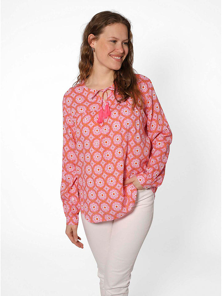 

Блузка Maike Zwillingsherz, цвет rosa/orange