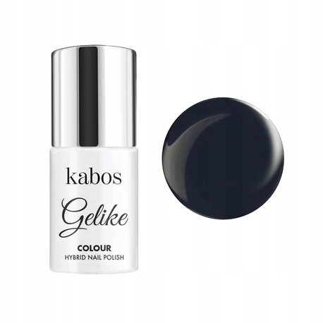 

Гибридный лак для ногтей Kabos Gelike Officer Black 5 мл