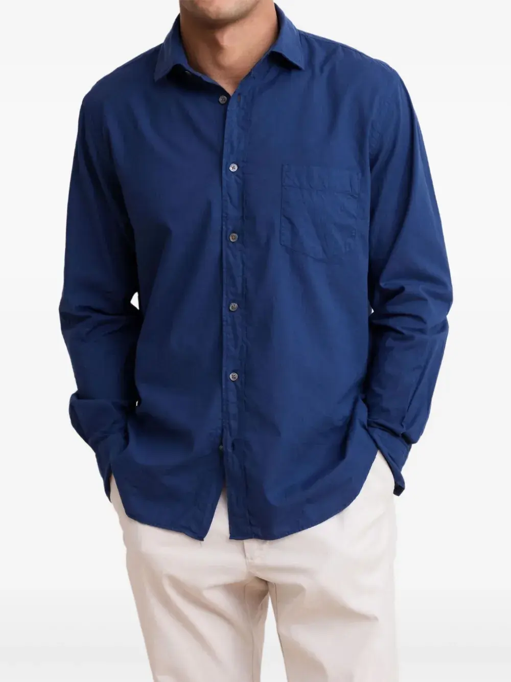 

Рубашка Paul с длинными рукавами и застежкой на пуговицы HARTFORD, синий