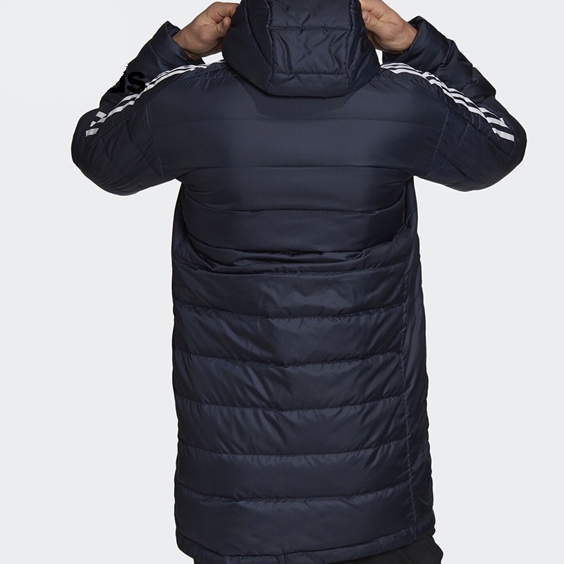Adidas Пуховик мужской темно-синий, Navy Blue — фото 4