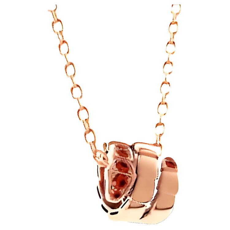 Серпенти серия 18-каратное розовое золото ожерелье унисекс BVLGARI, розовое золото — фото 2