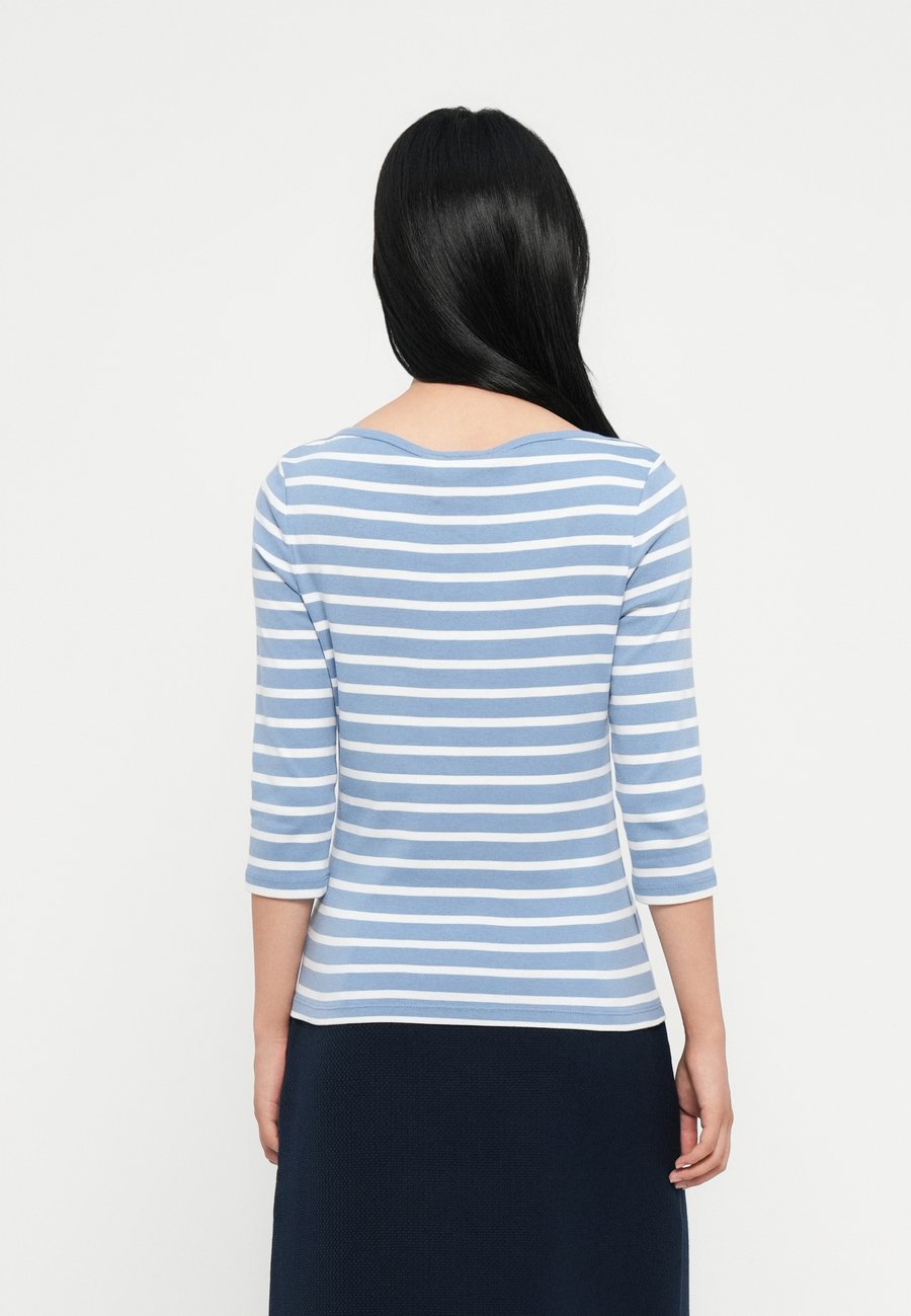 Топ Tommy Hilfiger NEW CODY SLIM BOAT, Clear Water/Ecru/Blue — фото 3