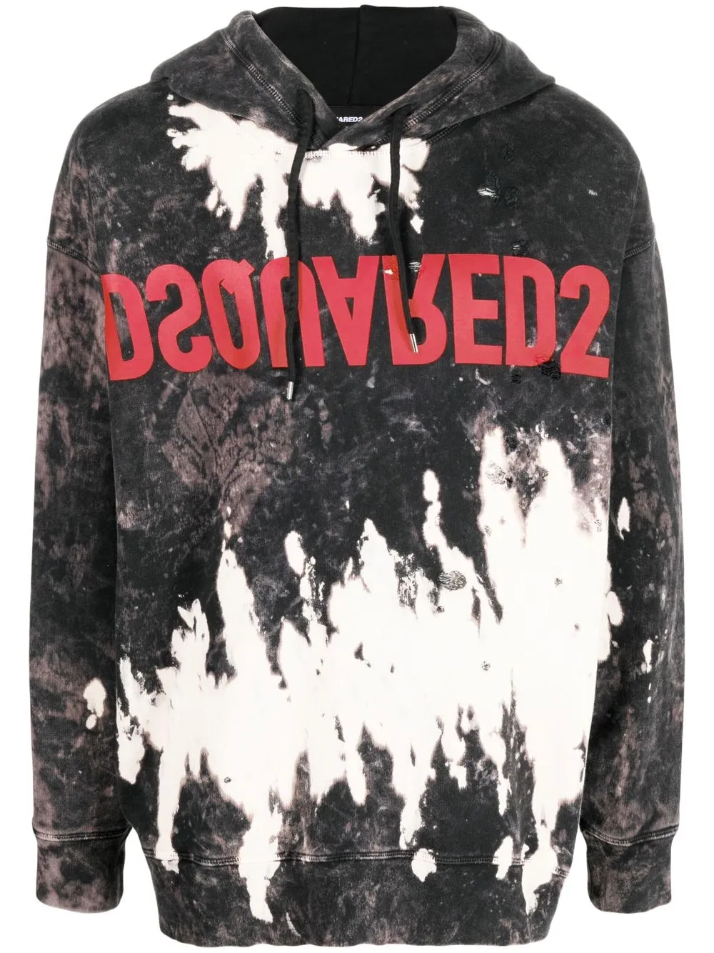

Худи с логотипом DSQUARED2, черный