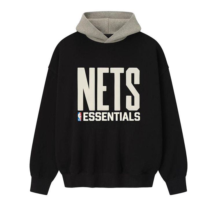 

Худи Fear of God Essentials Nets Sport Hoodie, Black/Warm Heather