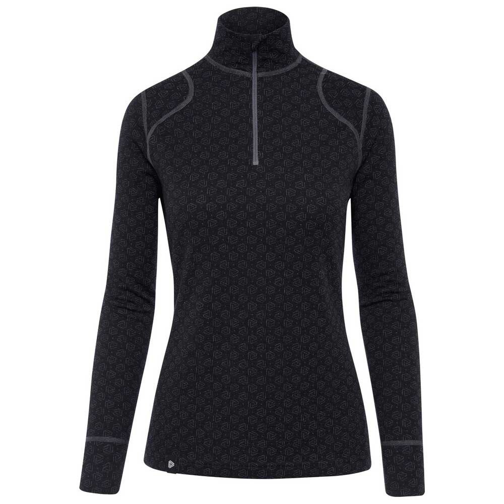 

Базовый слой с длинным рукавом Thermowave Merino Xtreme Zip, черный