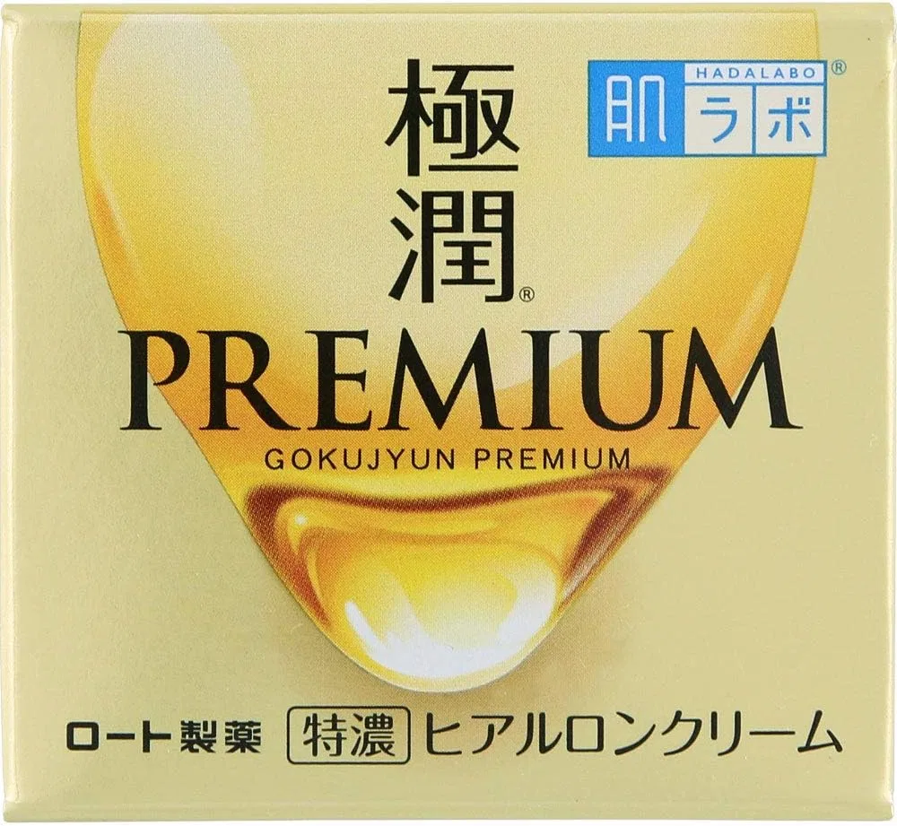Набор для ухода за кожей Hada Labo Gokujun Premium Увлажняющий крем 50 г