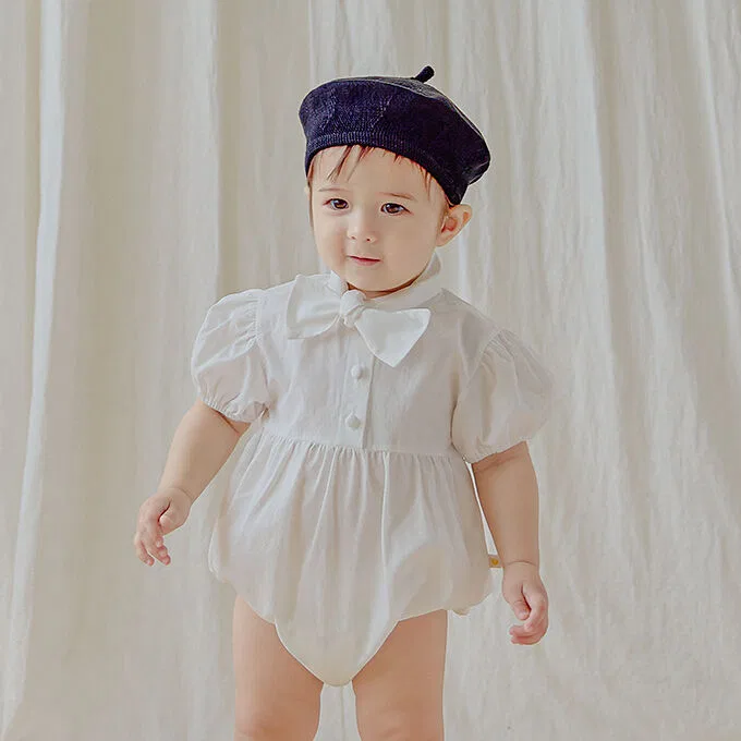 Детский боди с коротким рукавом Tie от Littletini