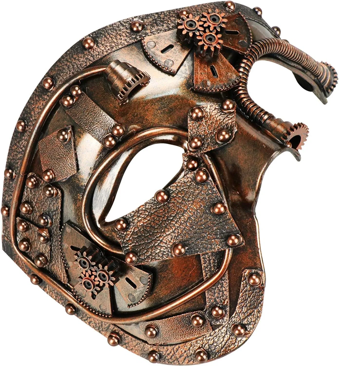 Маска для лица Ququji (Crank Set) — Masquerade механическая венецианская античная медь — фото 2