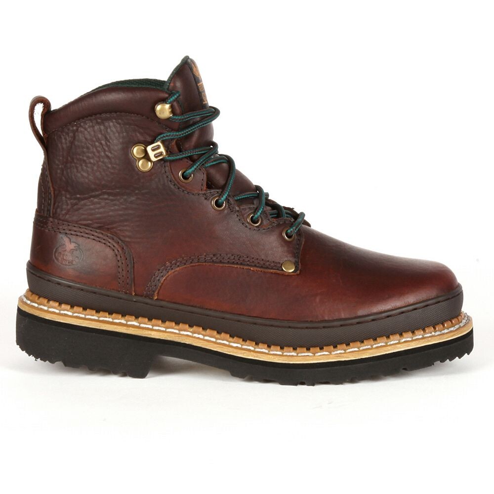 Georgia Boots Мужские рабочие ботинки Georgia Giant 6, цвет Soggy Brown — фото 2