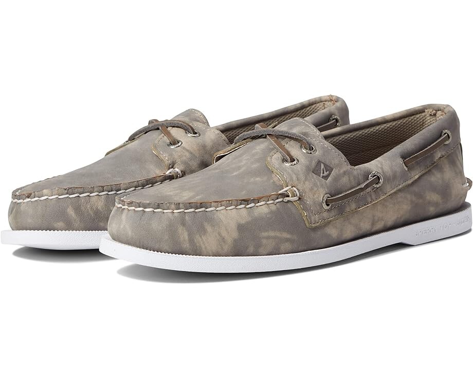 

Топсайдеры Sperry A/O 2-Eye Nubuck, хаки