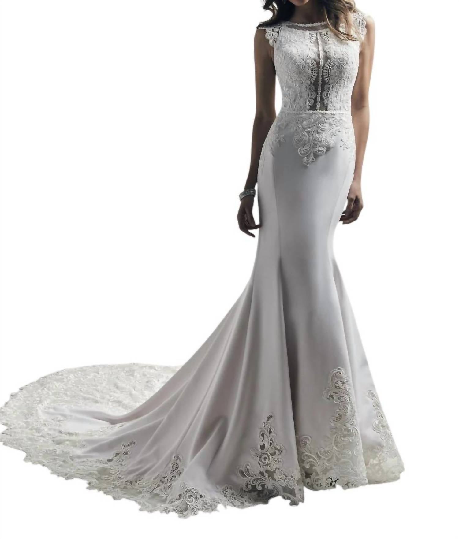 

Свадебное платье Jasper цвета слоновой кости Maggie Sottero