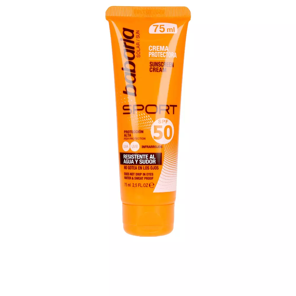 

Солнцезащитный крем Solar Sport Crema Protectora Facial Spf50 Babaria, 75 мл