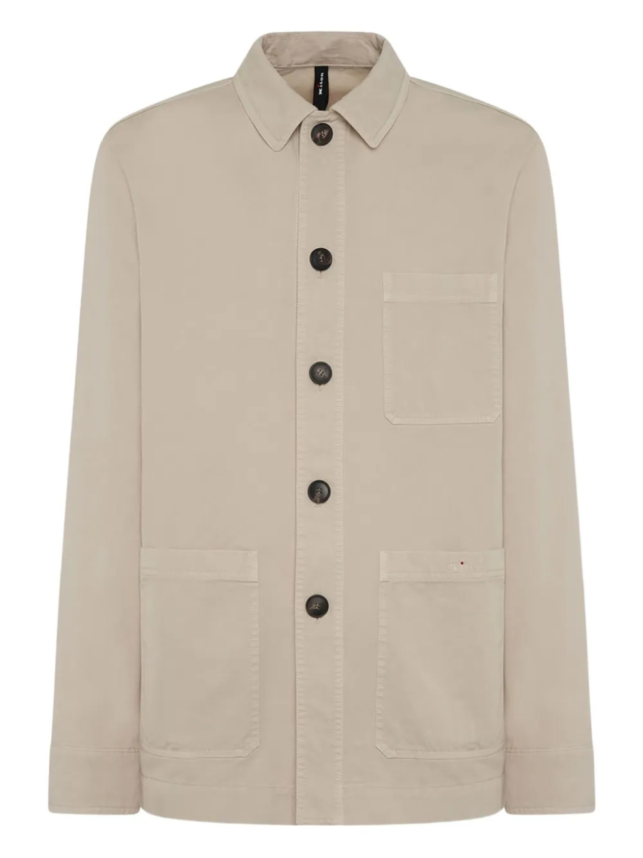 

Kiton куртка из органического хлопка, нейтральный