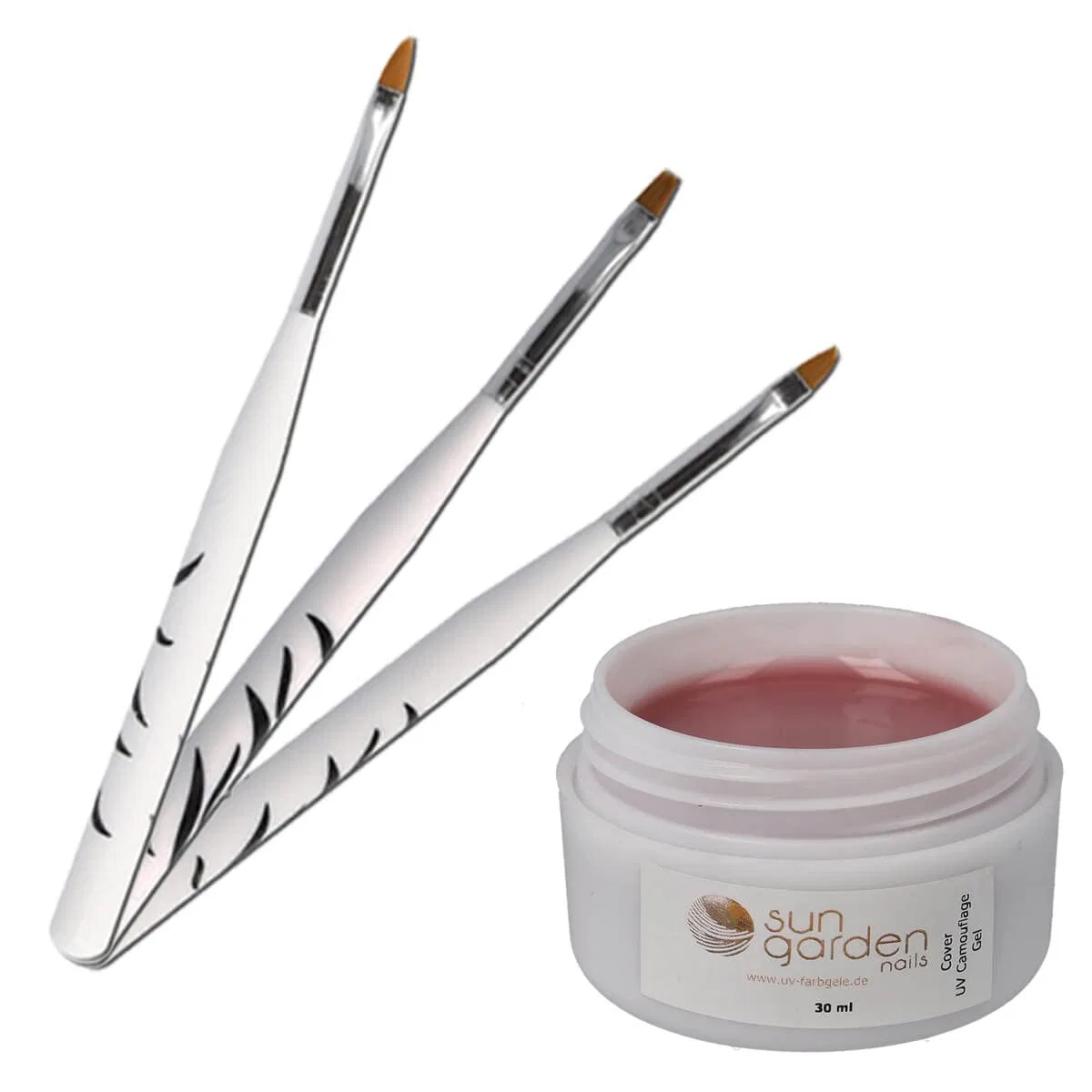 Камуфляжный УФ-гель для наращивания ногтей Sun Garden Nails