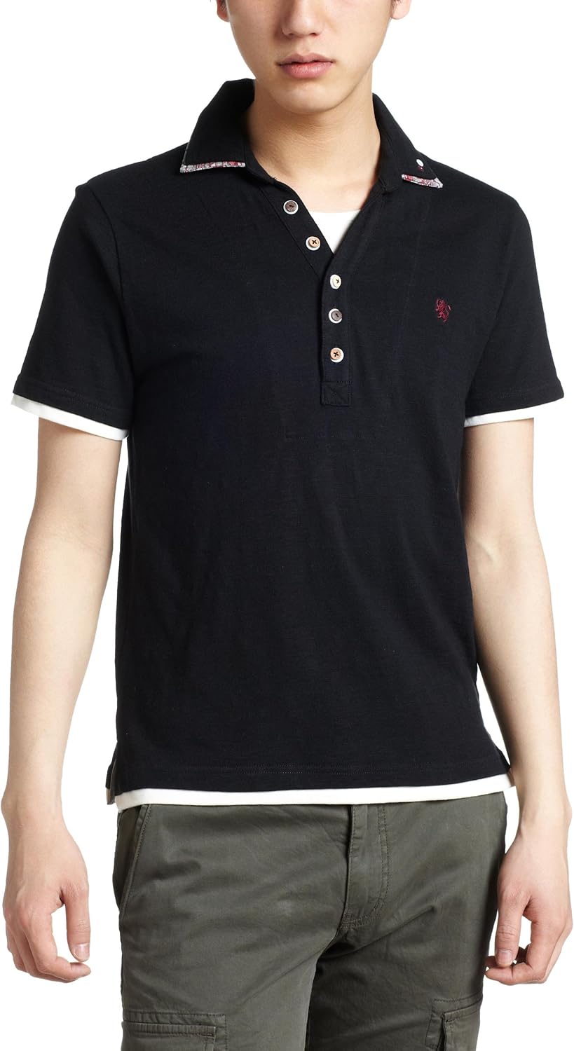 

Розовая панк-рубашка из хлопчатобумажной ткани с неоднородной текстурой, жаккардовое поло Pincponc