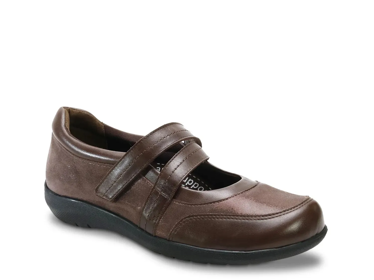 Туфли-лодочки David Tate Geena Mary Jane Slip-On, темно-коричневые