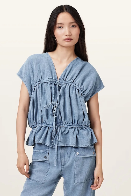 

Блузка Remy Allsaints, синий