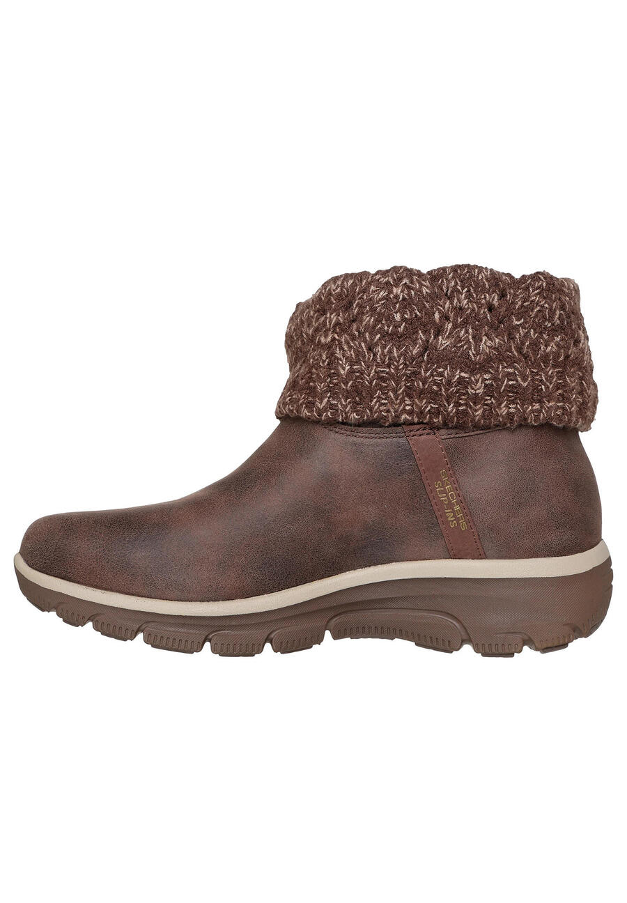 Женские ботильоны Skechers Easy Going - Cozy Weather 2, слипоны, 168033, коричневые — фото 2