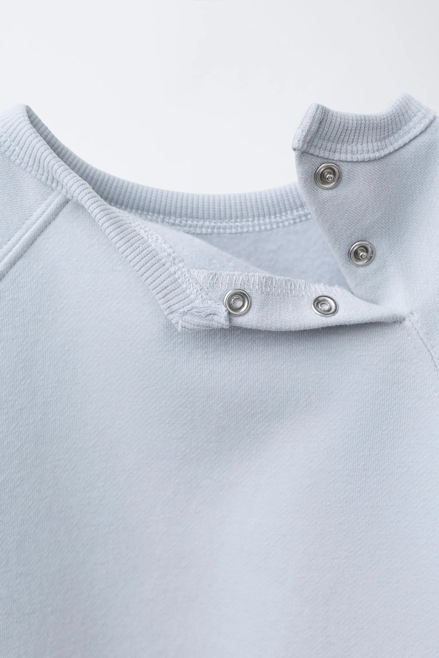 Базовый комплект: толстовка и спортивные штаны Zara, пастельно-голубой — фото 3