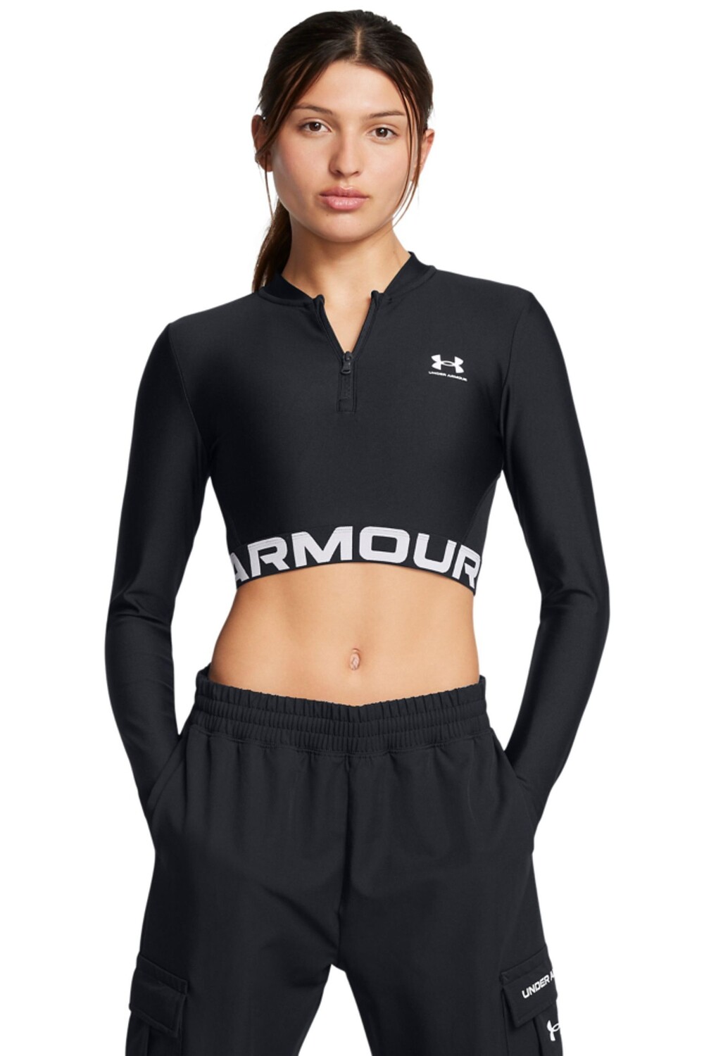 

Толстовка Heat Gear с застежкой молнией 1/4 Under Armour, черный