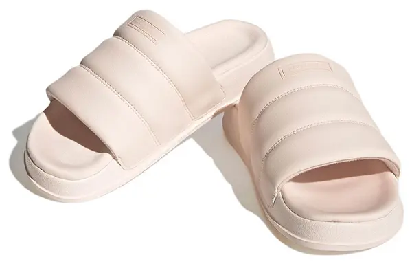 Тапочки adilette essential slide Adidas, розовый — фото 4