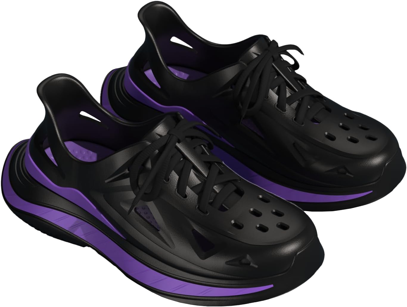 

Унисекс спортивные сабо - легкие водные туфли с поддержкой свода стопы, нескользящие дышащие сандалии для мужчин и женщин, для улицы, бассейна и душа Yassia, пурпурный